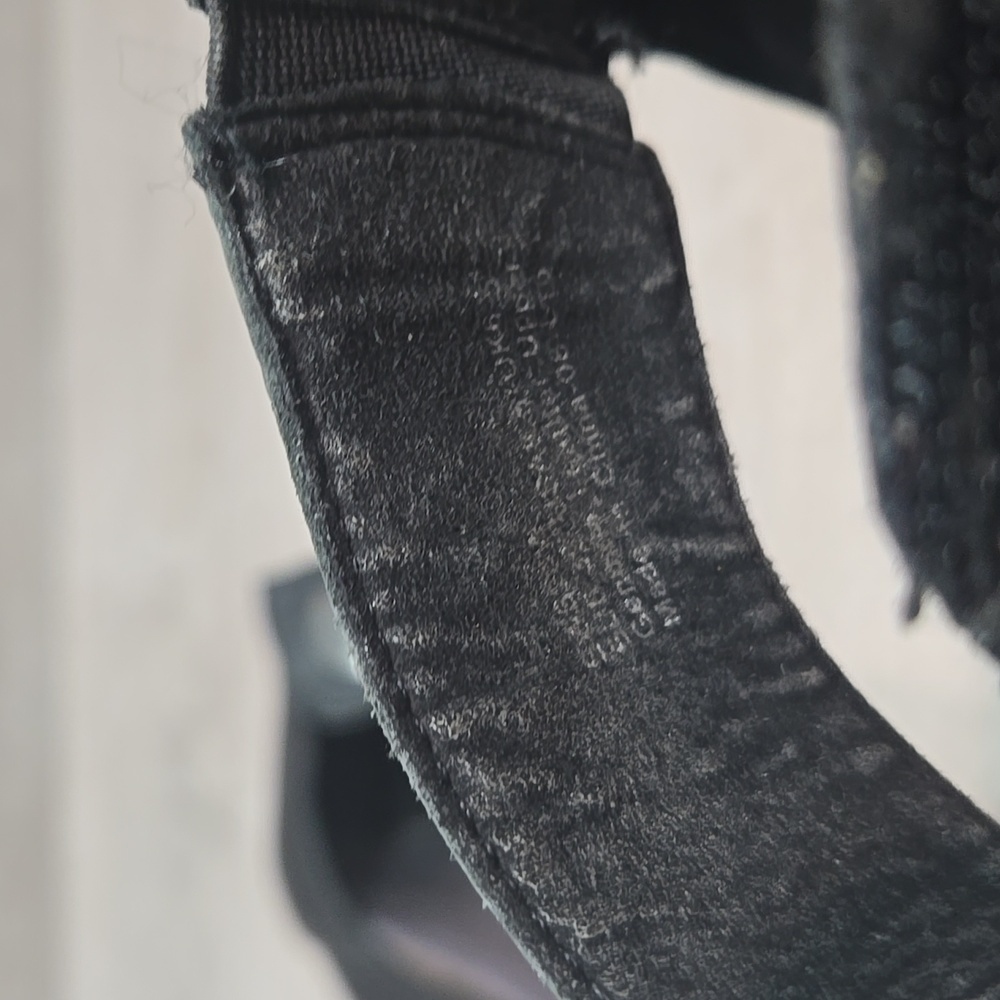 Aetrex Women Becca Strap Ankle Hook&loop Wedge Leather Sandals shoes sz 8.5 - Picture 11 of 11